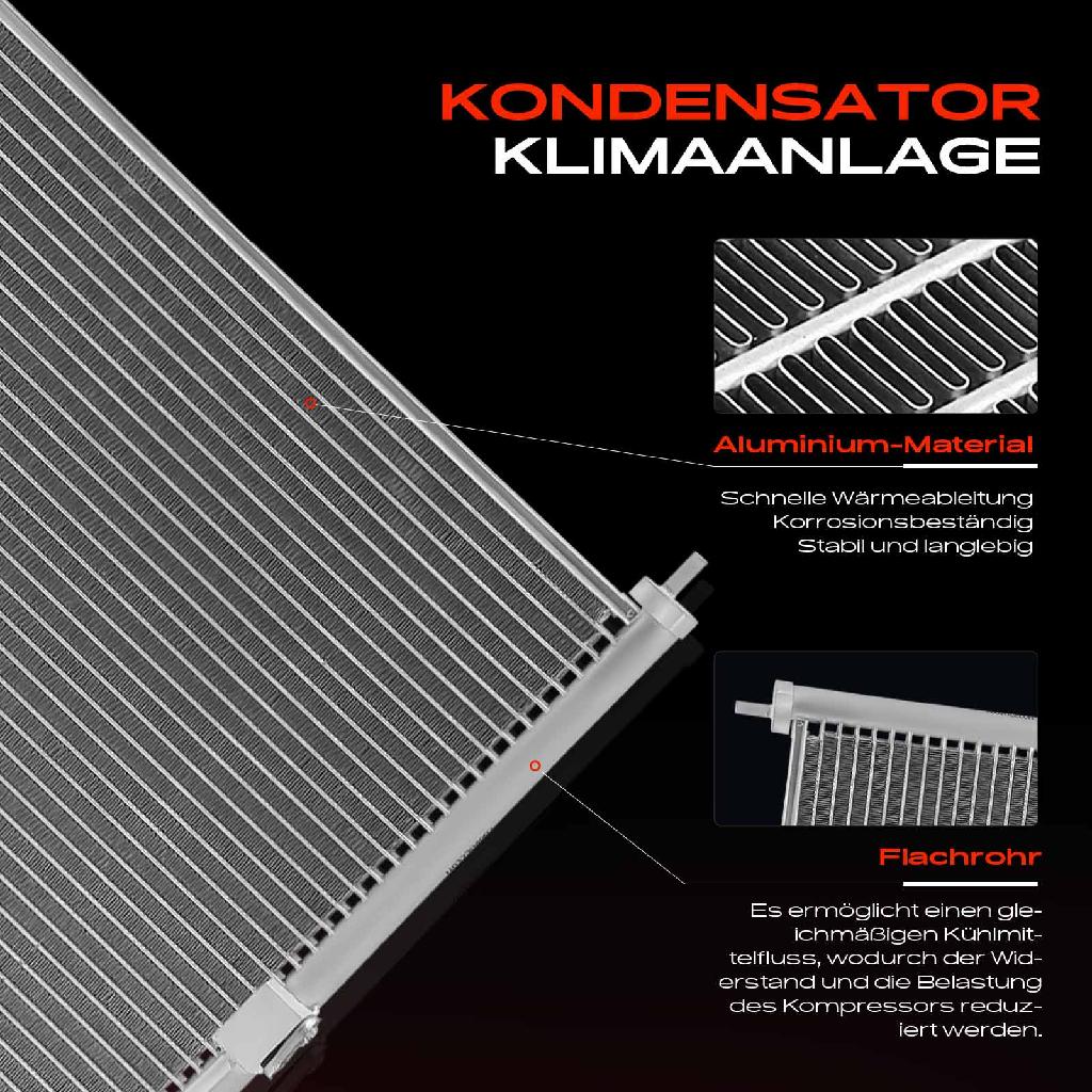 1x Kondensator Klimaanlage für Honda Civic VII Hatchback EP 1.7L 2002-2005