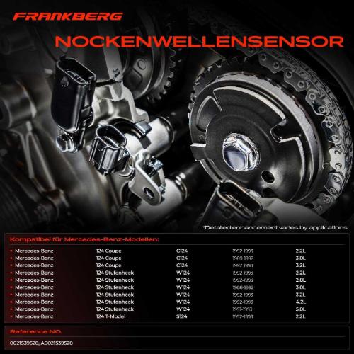 1x Nockenwellenposition Sensor für Mercedes-Benz C124 W124 S124 W202 S202 A124 Bild 1x Nockenwellenposition Sensor für Mercedes-Benz C124 W124 S124 W202 S202 A124