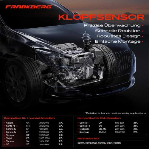 1x Klopfsensor Klopfgeber für Hyundai Coupe Santa Fé Sonata KIA Carnival Bild 1x Klopfsensor Klopfgeber für Hyundai Coupe Santa Fé Sonata KIA Carnival