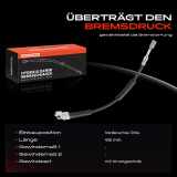 1x Bremsschlauch Bremsschläuche Vorderachse Links für Jeep Cherokee XJ Grand Cherokee I ZG ZJ Wrangler 2