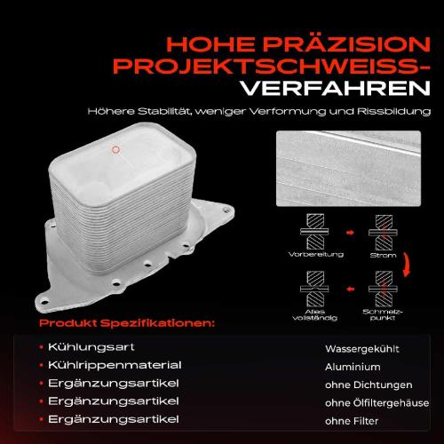1x Ölkühler Motoröl für BMW X1 F48 X2 F39 Mini F55 F56 F57 Mini Clubman F54 Cooper Bild 1x Ölkühler Motoröl für BMW X1 F48 X2 F39 Mini F55 F56 F57 Mini Clubman F54 Cooper
