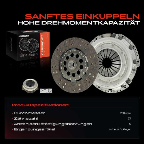 Frankberg 1x Kupplungssatz für Mazda 3 BM BN 3 Stufenheck 6 Kombi GJ GL 6 Stufenheck CX-5 GH KE KF 2.2L Bild Frankberg 1x Kupplungssatz für Mazda 3 BM BN 3 Stufenheck 6 Kombi GJ GL 6 Stufenheck CX-5 GH KE KF 2.2L