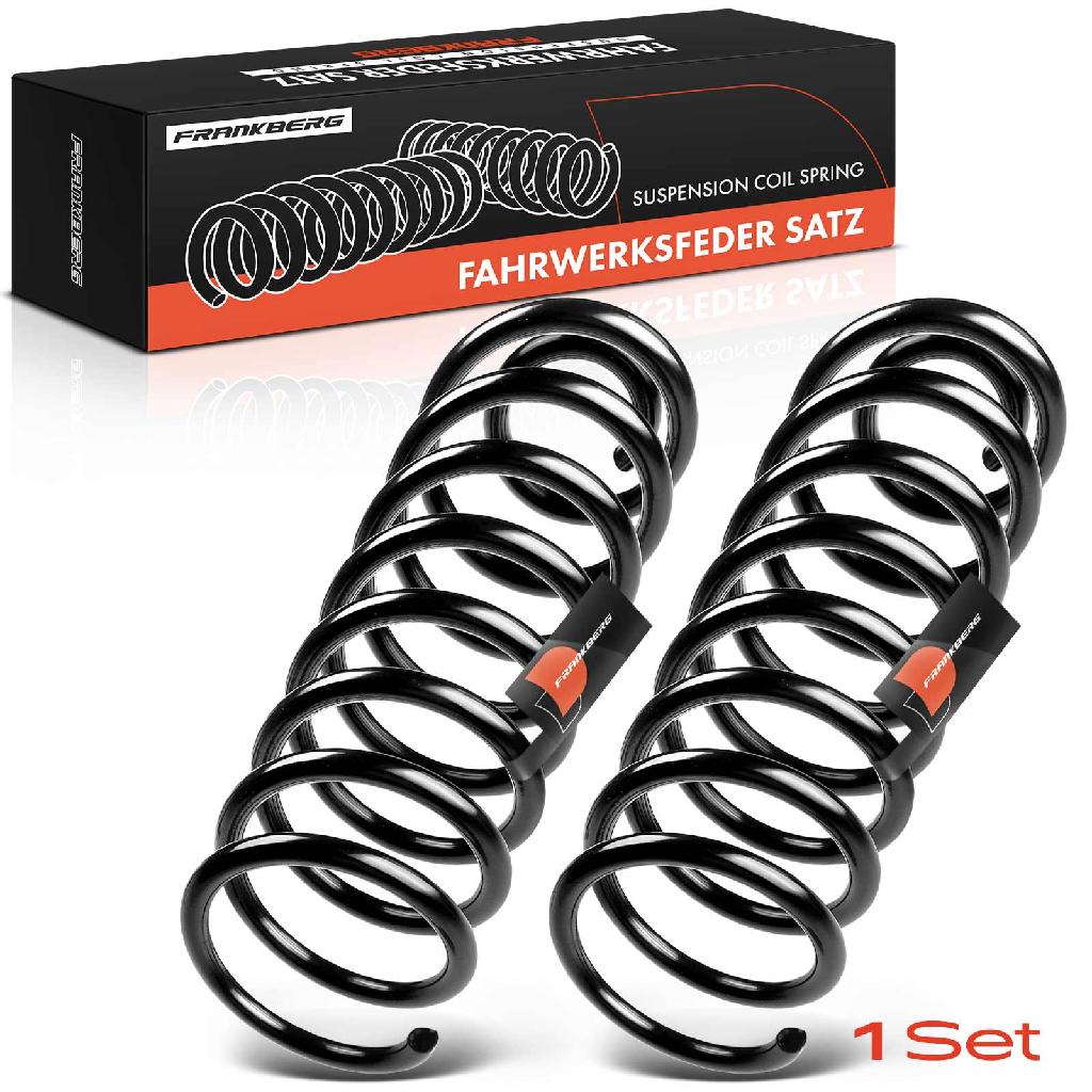 Frankberg 2x Fahrwerksfeder Hinterachse für VW Golf III IV Vento 1H 1E Seat Toledo I 1L 1991-2002