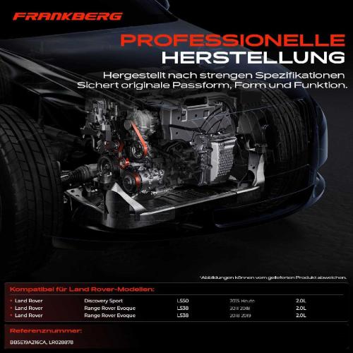 1x Umlenkrolle Führungsrolle für Land Rover Discovery Range Rover Evoque Bild 1x Umlenkrolle Führungsrolle für Land Rover Discovery Range Rover Evoque