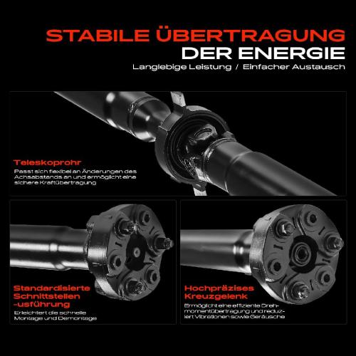 Frankberg 1x Kardanwelle Gelenkwelle Hinterachse für BMW 7er F01 F02 F03 F04 3.0L 2008-2015 Bild Frankberg 1x Kardanwelle Gelenkwelle Hinterachse für BMW 7er F01 F02 F03 F04 3.0L 2008-2015