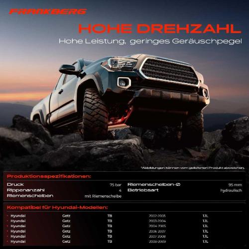 1x Servopumpe hydraulisch für Hyundai Getz TB 1.1L 2002-2009 Bild 1x Servopumpe hydraulisch für Hyundai Getz TB 1.1L 2002-2009