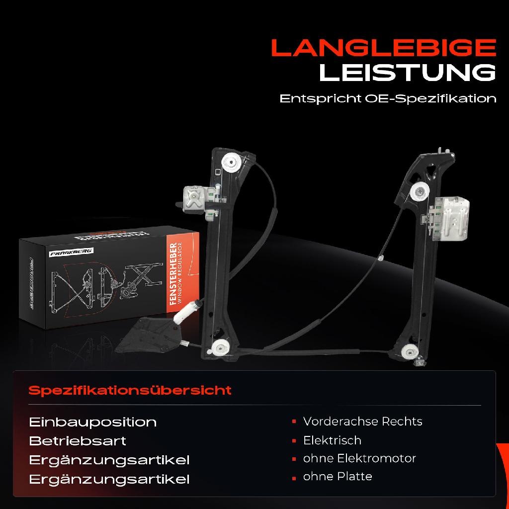 1x Fensterheber Vorne Rechts für Audi TT FV3 FVP FV9 FVR