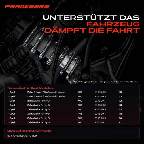 2x Fahrwerksfeder Hinterachse für Opel Zafira B A05 Zafira/Zafira Family B 2005-2015 Bild 2x Fahrwerksfeder Hinterachse für Opel Zafira B A05 Zafira/Zafira Family B 2005-2015