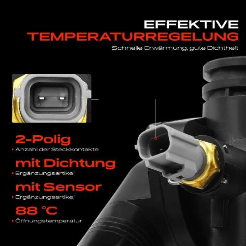 1x Thermostat Kühlmittel für Citroën Jumper Bus Peugeot Boxer Bus 2.2L Bild 1x Thermostat Kühlmittel für Citroën Jumper Bus Peugeot Boxer Bus 2.2L