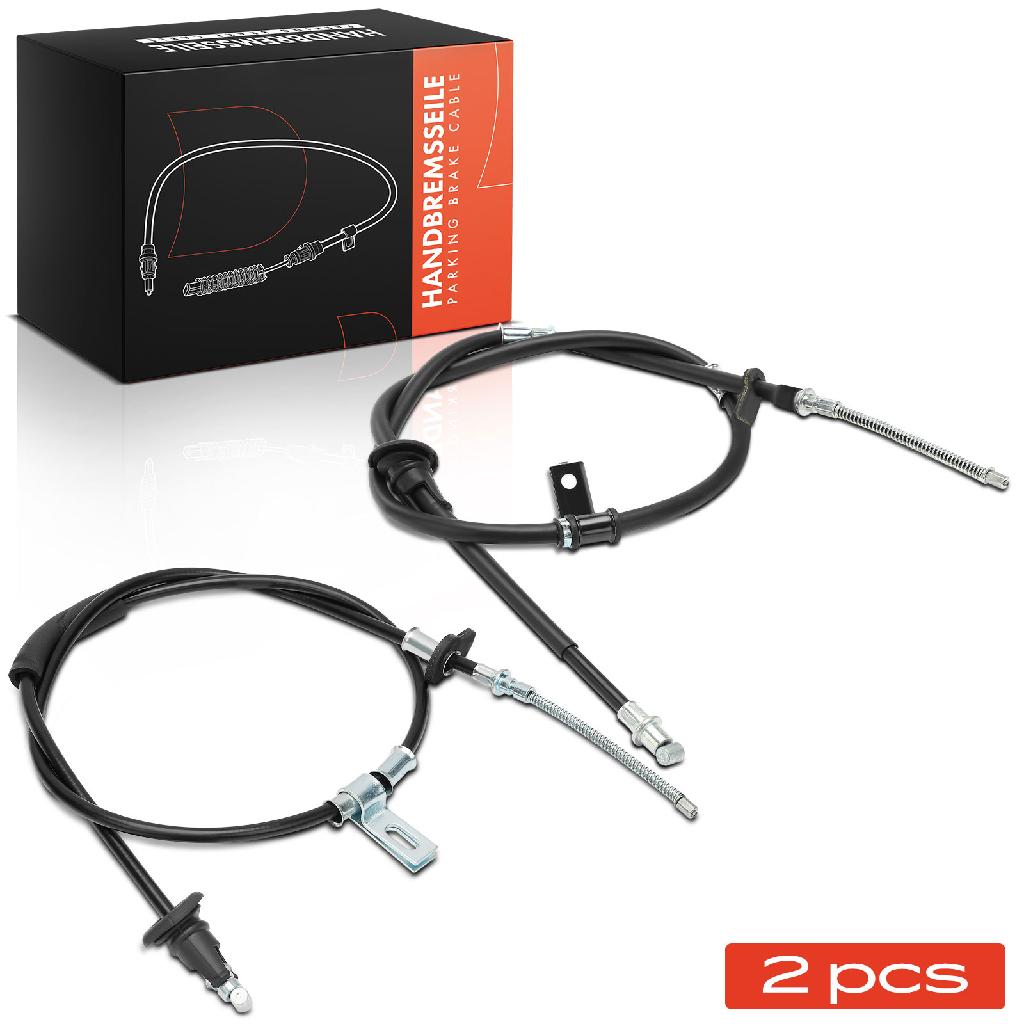 2x Seilzug Feststellbremse Hinterachse beidseitig für Hyundai Accent I X-3 Accent Stufenheck