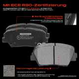 2x Bremsscheiben 4x Bremsbeläge Vorderachse für Hyundai i30 PD PDE PDEN i30 Kombi PDE 1.4L Bj ab 2016