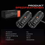 2x Fahrwerksfeder Vorderachse für Honda Civic EJ EG EG EH MB MC MA EK 1991-2001