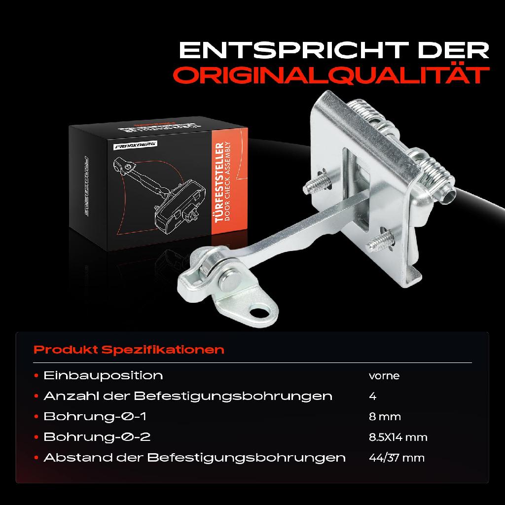 1x Türfeststeller Türfangband Türstopper Vorne für Citroën Xsara Break Coupe Kasten/Kombi N0 N1 N2
