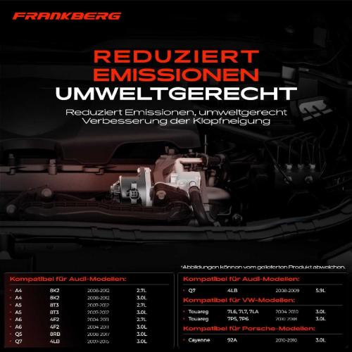 Frankberg 1x AGR-Ventil Abgasrückführungsventil für VW Touareg Audi A4 Allroad Avant A5 Cabriolet Sportback Porsche Bild Frankberg 1x AGR-Ventil Abgasrückführungsventil für VW Touareg Audi A4 Allroad Avant A5 Cabriolet Sportback Porsche