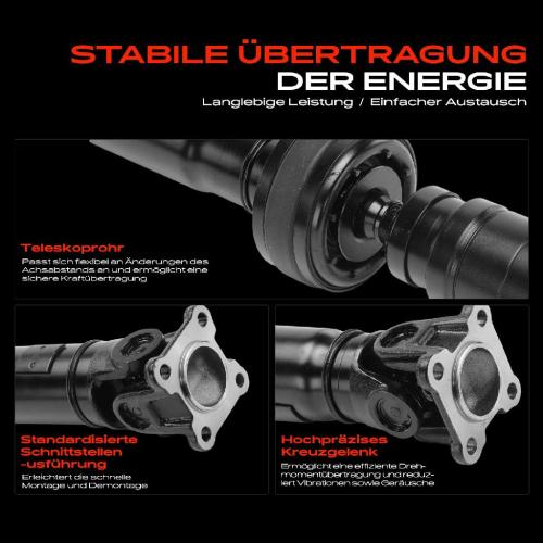 Frankberg 1x Kardanwelle Gelenkwelle Hinterachse für Nissan X-Trail T30 2.0L 2.2L 2.5L 2001-2008 Bild Frankberg 1x Kardanwelle Gelenkwelle Hinterachse für Nissan X-Trail T30 2.0L 2.2L 2.5L 2001-2008