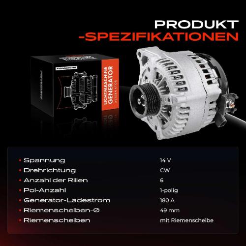 Frankberg 1x Lichtmaschine Generator für BMW F20 F21 F45 F22 F46 F30 F31 F32 F10 X1 MINI Bild Frankberg 1x Lichtmaschine Generator für BMW F20 F21 F45 F22 F46 F30 F31 F32 F10 X1 MINI