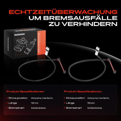 2x Warnkontakt Bremsbelagverschleiß Hinterachse für Porsche 911 993 Cabriolet Targa Bild 2x Warnkontakt Bremsbelagverschleiß Hinterachse für Porsche 911 993 Cabriolet Targa