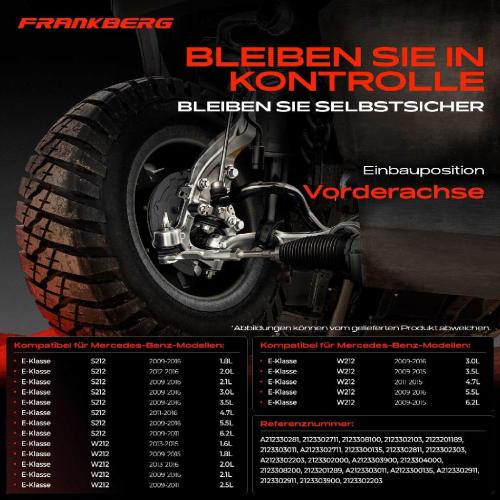 1x Querlenker Satz Vorderachse für Mercedes-Benz E-Klasse T-Model W212 S212 1.6L 2.0L 2009-2016 Bild 1x Querlenker Satz Vorderachse für Mercedes-Benz E-Klasse T-Model W212 S212 1.6L 2.0L 2009-2016