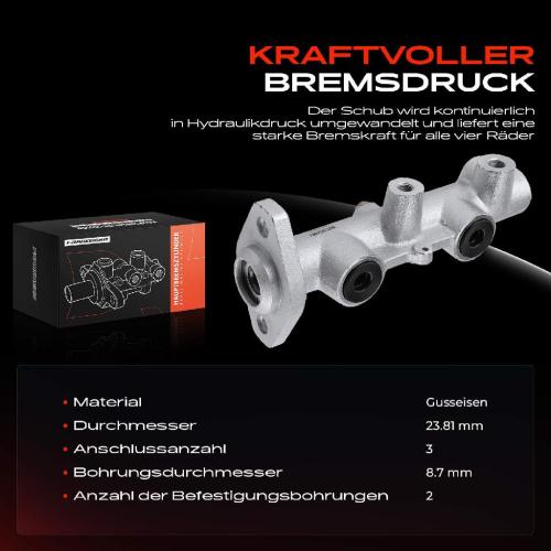 1x Hauptbremszylinder Bremszylinder für Ford Transit Kasten Bus Pritsche/Fahrgestell Bild 1x Hauptbremszylinder Bremszylinder für Ford Transit Kasten Bus Pritsche/Fahrgestell