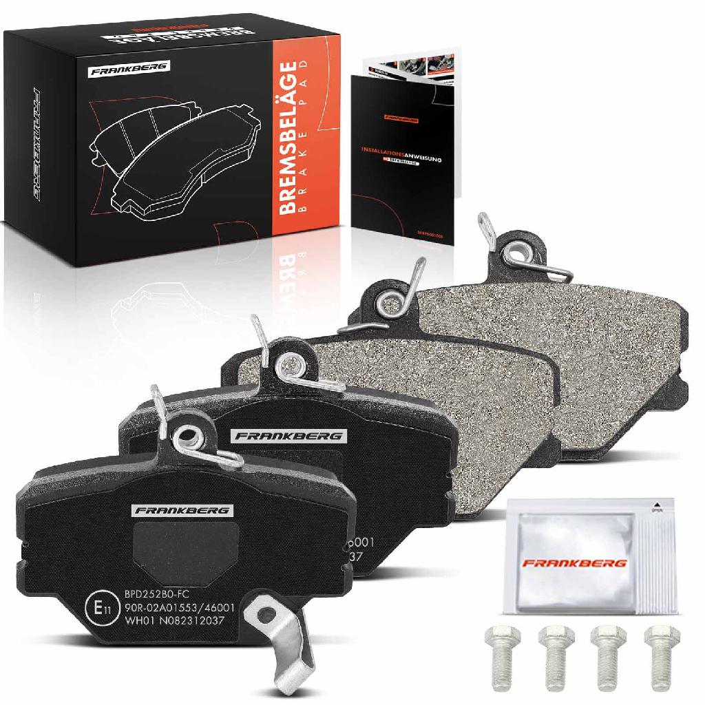 4x Bremsbeläge Vorderachse für Smart Cabrio City-Coupe Crossblade Fortwo Coupe Roadster 1998-2025