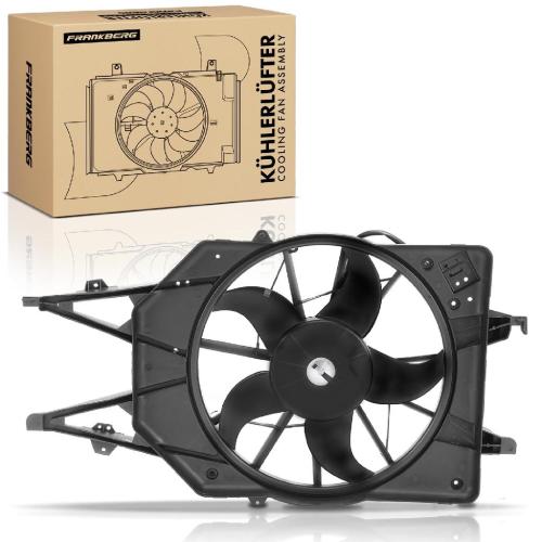 Frankberg 1x Motorkühller Einfachlüfter mit Kühlerlüfterrahmen Ford Focus DAW DBW DFW DNW 1.6L 1.8L 2.0L Bild Frankberg 1x Motorkühller Einfachlüfter mit Kühlerlüfterrahmen Ford Focus DAW DBW DFW DNW 1.6L 1.8L 2.0L
