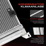 1x Kondensator Klimaanlage für Opel Astra H Zafira 1.3L 1.7L 1.9L