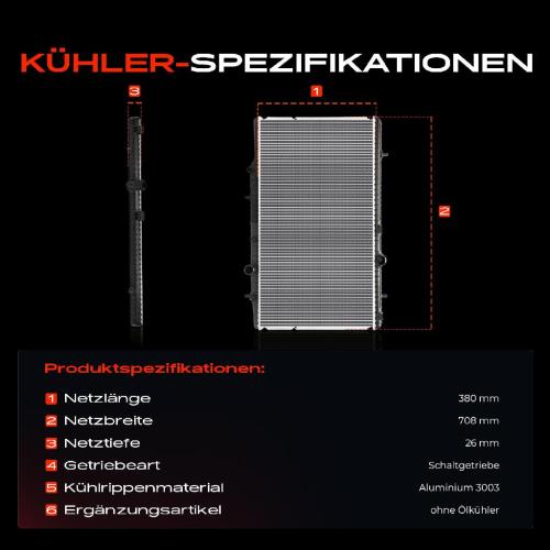 Frankberg 1x Kühler Wasserkühler Motorkühler für Peugeot 301 Citroën C-Elysee DD 1.2L 1.5L 1.6L Bild Frankberg 1x Kühler Wasserkühler Motorkühler für Peugeot 301 Citroën C-Elysee DD 1.2L 1.5L 1.6L
