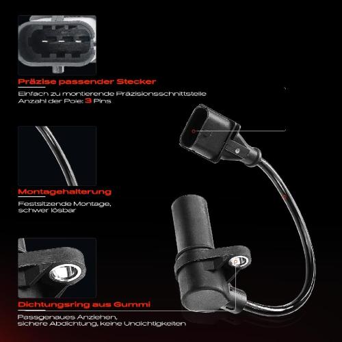 1x Kurbelwellensensor Impulsgeber für Honda Accord VIII Civic IX CR-V III IV 2.2L Bild 1x Kurbelwellensensor Impulsgeber für Honda Accord VIII Civic IX CR-V III IV 2.2L
