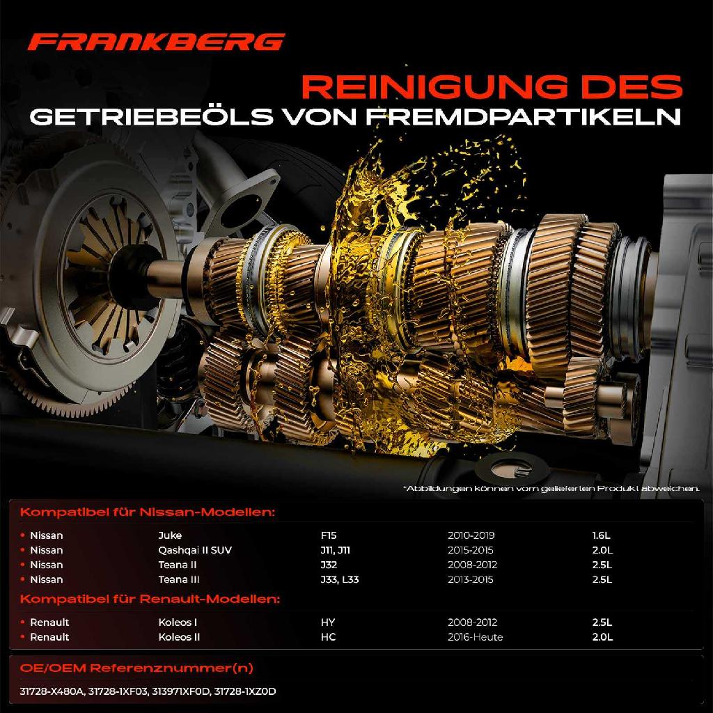 1x Hydraulikfiltersatz Automatikgetriebe für Nissan Juke Teana Renault Koleos