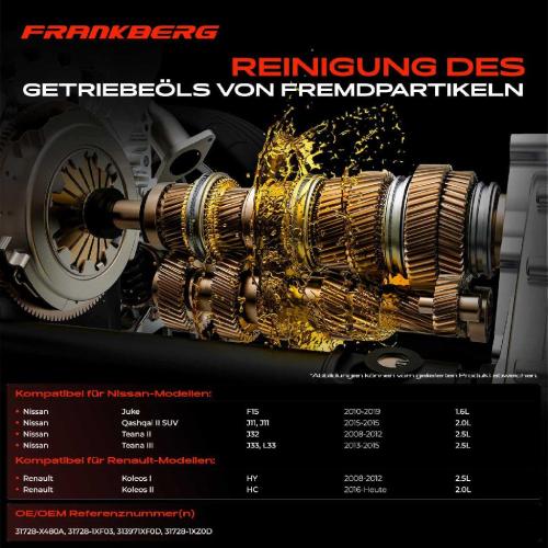 1x Hydraulikfiltersatz Automatikgetriebe für Nissan Juke Teana Renault Koleos Bild 1x Hydraulikfiltersatz Automatikgetriebe für Nissan Juke Teana Renault Koleos