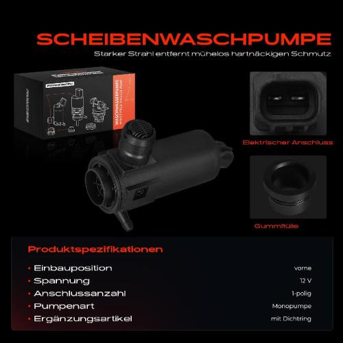 1x Waschwasserpumpe Scheibenreinigung Vorne für Hyundai Elantra Sonata VII KIA Bild 1x Waschwasserpumpe Scheibenreinigung Vorne für Hyundai Elantra Sonata VII KIA