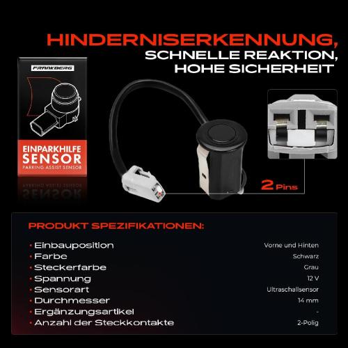 1x Parksensor PDC Sensor Vorne und Hinten für Honda CR-V 4 RM 5 RT RW Bj ab 2012 Bild 1x Parksensor PDC Sensor Vorne und Hinten für Honda CR-V 4 RM 5 RT RW Bj ab 2012