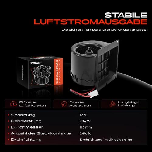 Frankberg 1x Gebläsemotor Innenraumgebläse für Mercedes-Benz Sprinter 2-T 3,5-T 3-T 4,6-T 4-T Bild Frankberg 1x Gebläsemotor Innenraumgebläse für Mercedes-Benz Sprinter 2-T 3,5-T 3-T 4,6-T 4-T