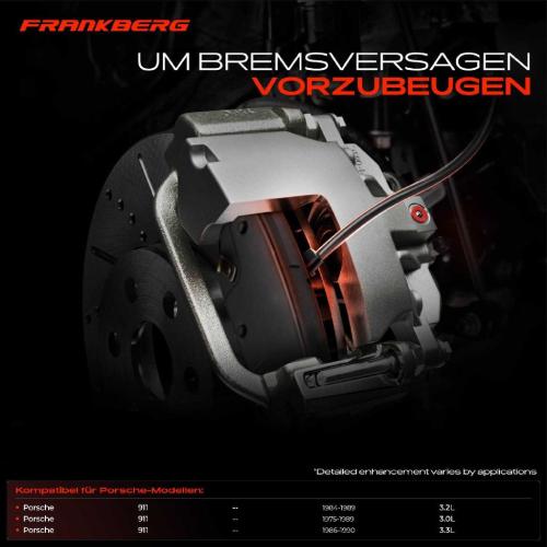 2x Warnkontakt Bremsbelagverschleiß Hinterachse für Porsche 911 Cabriolet 3.0L-3.3L Bild 2x Warnkontakt Bremsbelagverschleiß Hinterachse für Porsche 911 Cabriolet 3.0L-3.3L