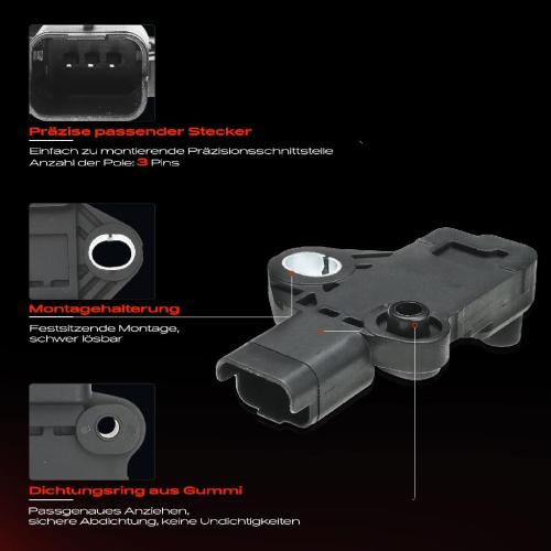 1x Kurbelwellensensor Impulsgeber für Citroën C4 C5 Ford Mondeo Peugeot Volvo 2.5L Bild 1x Kurbelwellensensor Impulsgeber für Citroën C4 C5 Ford Mondeo Peugeot Volvo 2.5L
