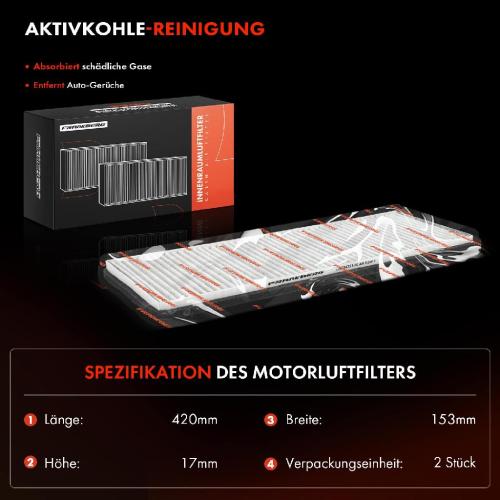2x Innenraumfilter Aktivkohle für Opel Astra F Corsa B Combo Calibra A Tigra Bild 2x Innenraumfilter Aktivkohle für Opel Astra F Corsa B Combo Calibra A Tigra