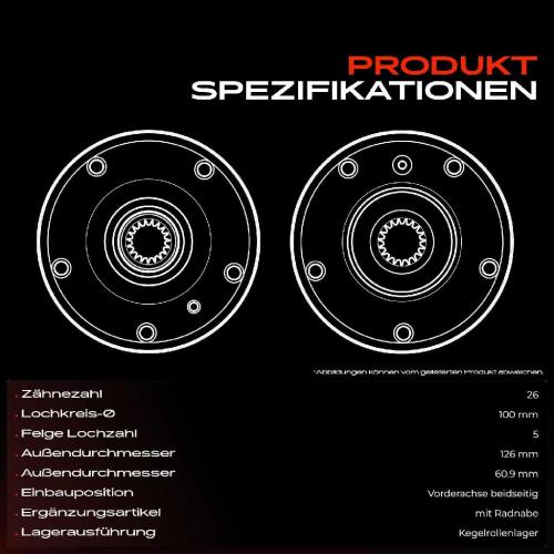 1x Radnabe Radlagersatz Vorderachse beidseitig für Chrysler Neon II PT Cruiser Cabriolet Dodge Plymouth Bild 1x Radnabe Radlagersatz Vorderachse beidseitig für Chrysler Neon II PT Cruiser Cabriolet Dodge Plymouth