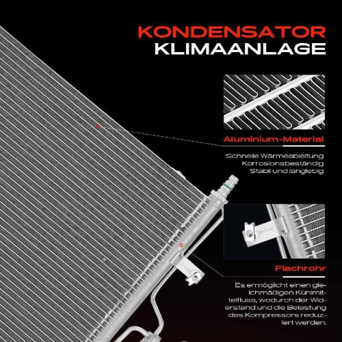Frankberg 1x Kondensator Klimaanlage für Volvo S60 I 384 S80 I 184 TS XY V70 II 285 P80 SW Bild Frankberg 1x Kondensator Klimaanlage für Volvo S60 I 384 S80 I 184 TS XY V70 II 285 P80 SW
