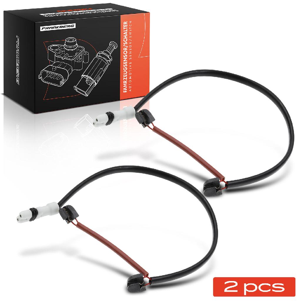 2x Warnkontakt Bremsbelagverschleiß Hinterachse für Porsche 911 997 Cabriolet Targa