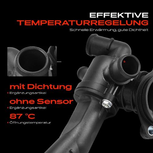 1x Thermostat Kühlmittel für VW Polo 6C1 6R1 Seat Ibiza IV 6J5 Skoda Fabia II Bild 1x Thermostat Kühlmittel für VW Polo 6C1 6R1 Seat Ibiza IV 6J5 Skoda Fabia II