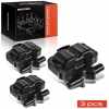 Frankberg 3x Zündmodul Zündspule für Smart Cabrio City-Coupe Crossblade Fortwo Coupe Roadster 0.6L 0.7L 1998-2007