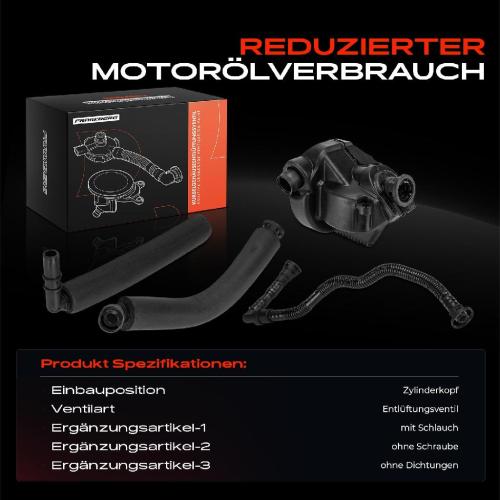 1x Reparatursatz Kurbelgehäuseentlüftung für BMW 3er Coupe Touring E46 2001-2007 318i Bild 1x Reparatursatz Kurbelgehäuseentlüftung für BMW 3er Coupe Touring E46 2001-2007 318i