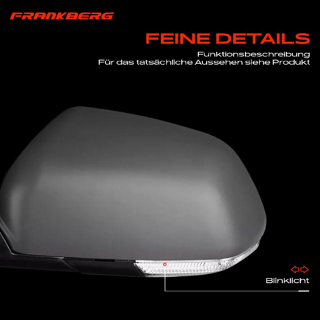 1x Außenspiegel Links für VW Polo 9A 9N 9A2 9A4 9A6 9N2 2005-2012