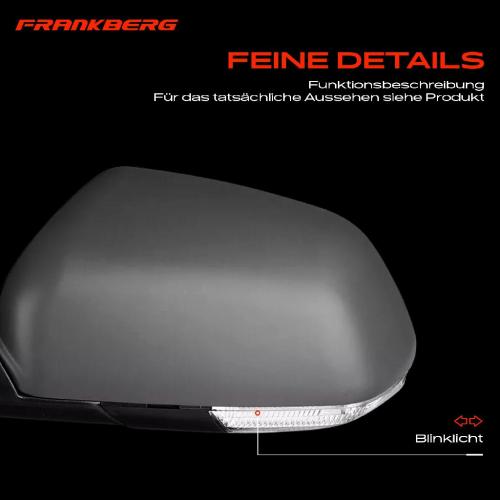 Frankberg 1x Außenspiegel Links für VW Polo 9A 9N 9A2 9A4 9A6 9N2 2005-2012 Bild Frankberg 1x Außenspiegel Links für VW Polo 9A 9N 9A2 9A4 9A6 9N2 2005-2012