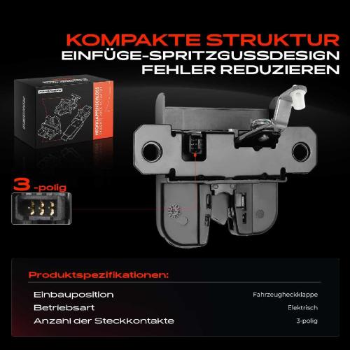 1x Heckklappenschloss für Porsche Cayenne 9PA 3.2L 3.6L Bild 1x Heckklappenschloss für Porsche Cayenne 9PA 3.2L 3.6L