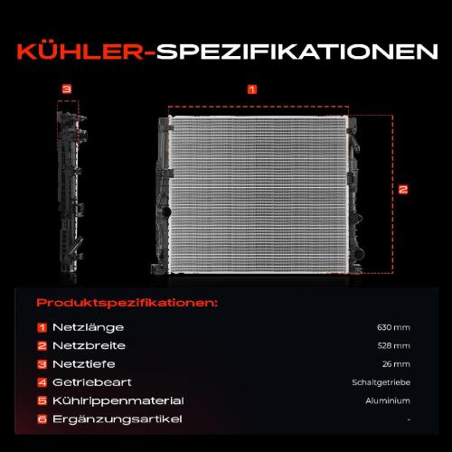 1x Kühler Wasserkühler Motorkühler für BMW 5er Touring F90 G30 G31 G32 G11 G12 Bild 1x Kühler Wasserkühler Motorkühler für BMW 5er Touring F90 G30 G31 G32 G11 G12