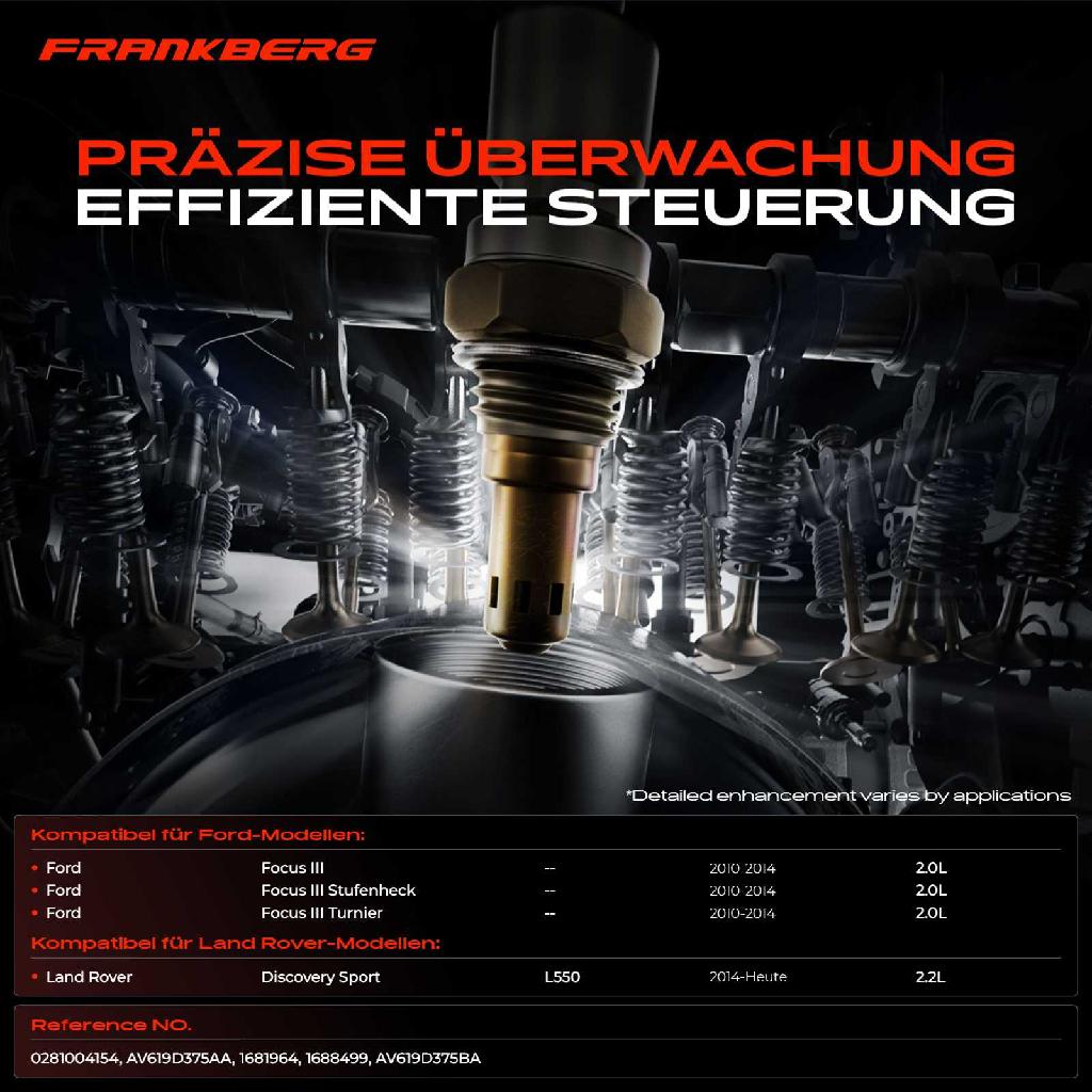 1x Lambdasonde Regelsonde Vor Katalysator für Ford Focus 3 Land Rover Discovery Sport L550