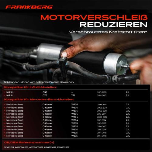 1x Kraftstofffilter für Mercedes-Benz W204 S204 W212 B907 X204 S212 Bild 1x Kraftstofffilter für Mercedes-Benz W204 S204 W212 B907 X204 S212
