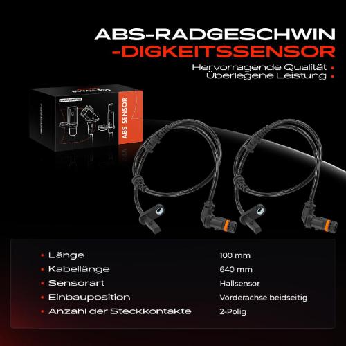 Frankberg 2x ABS Sensor Vorderachse beidseitig für Mercedes-Benz E-Klasse Cabriolet A207 E-Klasse Coupe C207 2009-2016 Bild Frankberg 2x ABS Sensor Vorderachse beidseitig für Mercedes-Benz E-Klasse Cabriolet A207 E-Klasse Coupe C207 2009-2016