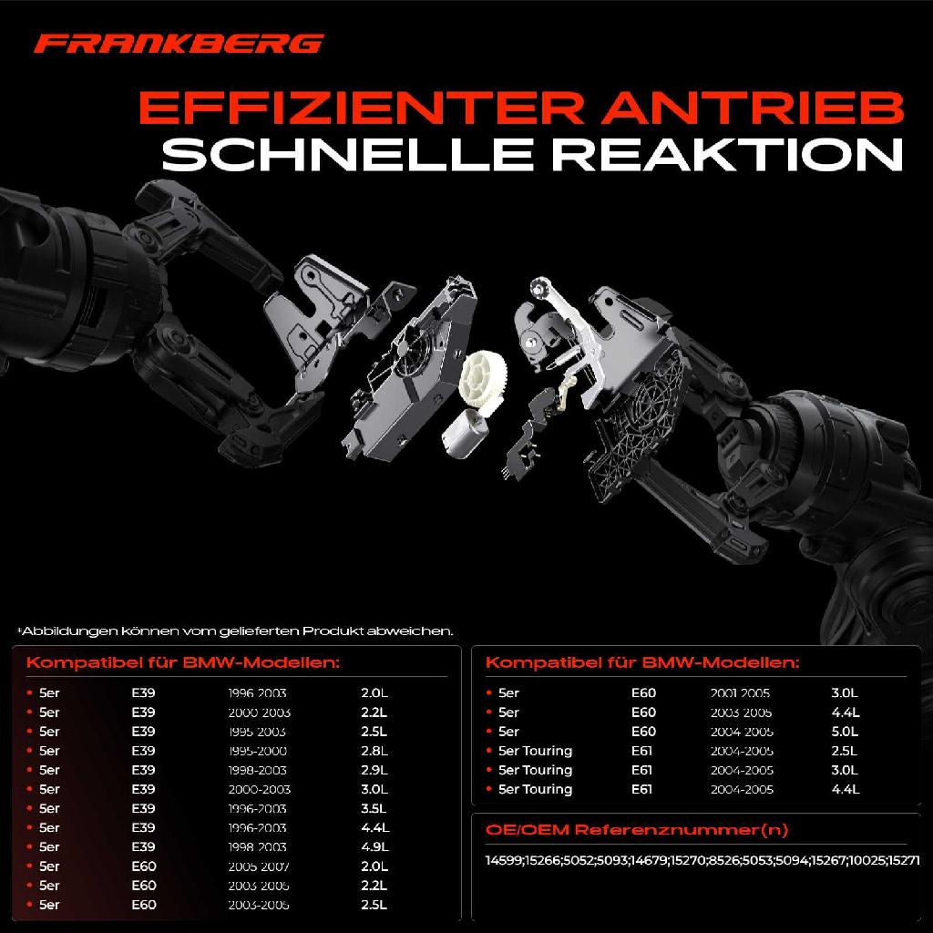 1x Türschloss Fahrzeugheckklappe für BMW 5er E39 E60 5er Touring E61